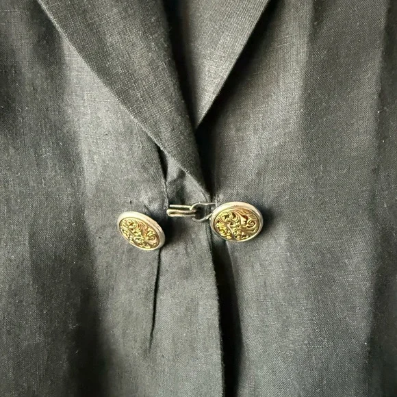 Nili Lotan Natural Linen Blazer 4 - Picture 3 of 5